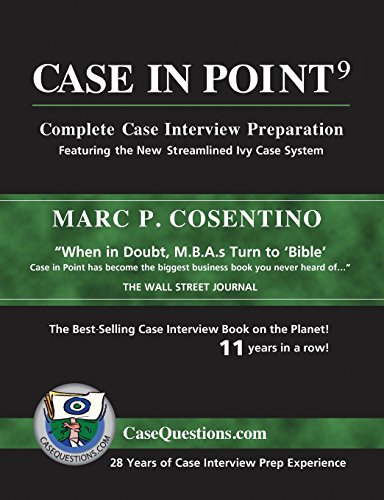 Stock image for Case in Point 9 : Complete Case Interview Preparation for sale by Better World Books