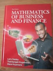 Imagen de archivo de Mathematics of Business and Finance a la venta por ThriftBooks-Atlanta