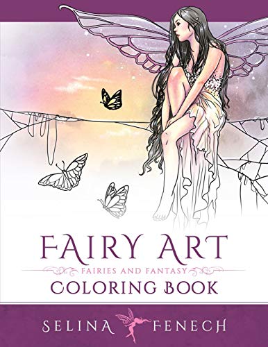 Imagen de archivo de Fairy Art Coloring Book (Fantasy Coloring by Selina) a la venta por Goodwill of Colorado