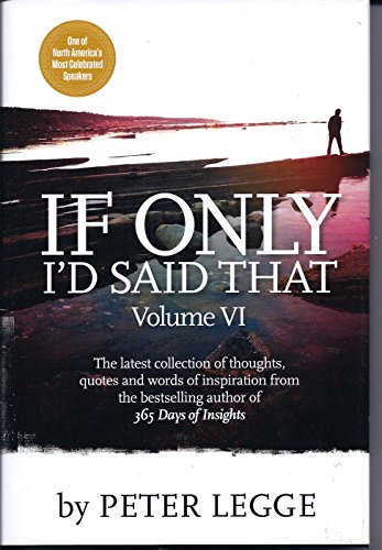 Stock image for If Only I'd Said That Volume VI for sale by ThriftBooks-Dallas