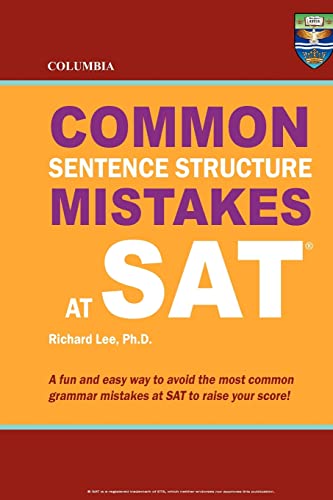 9780987977854: Columbia Common Sentence Structure Mistakes at SAT