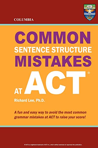 Stock image for Columbia Common Sentence Structure Mistakes at ACT for sale by Lucky's Textbooks