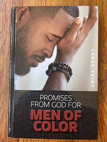 Stock image for Promises from God for Men of Color - Large Print Hardcover - Gift Edition for sale by Front Cover Books