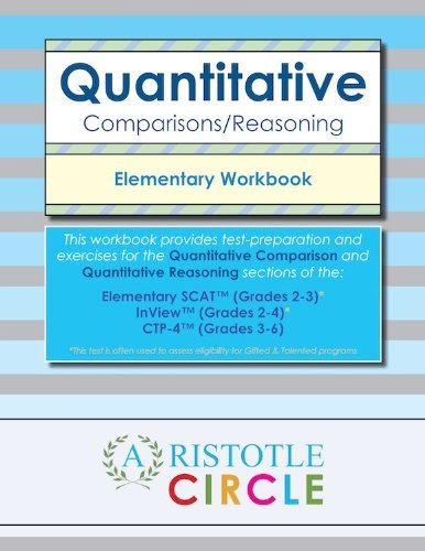 9780988756144: Quantitative Comparisons/Reasoning Workbook for SCAT (TM) and CTP-4 (TM) Assessments