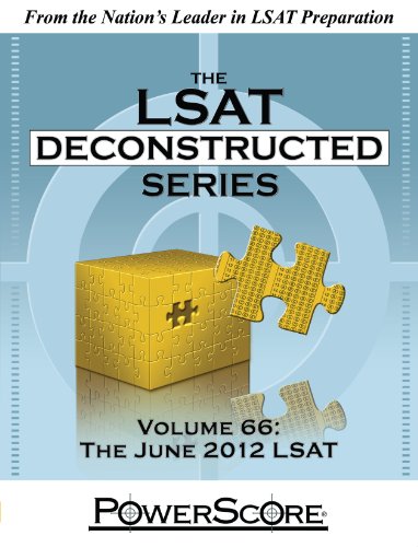 Stock image for The PowerScore LSAT Deconstructed Series Volume 66: The June 2012 LSAT for sale by ThriftBooks-Atlanta