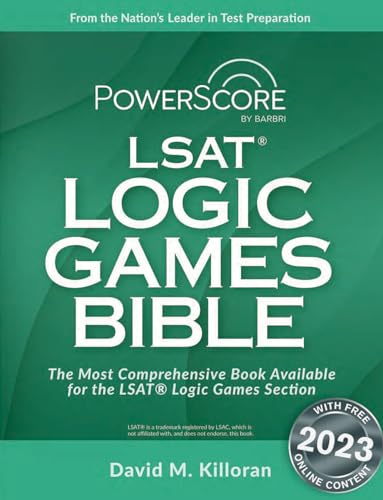 Stock image for The PowerScore LSAT Logic Games Bible (LSAT Prep) for sale by KuleliBooks