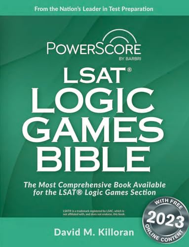 Stock image for The PowerScore LSAT Logic Games Bible (LSAT Prep) for sale by HPB-Red