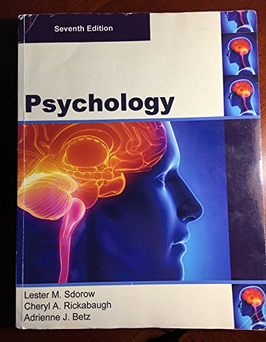 Beispielbild fr PSYCHOLOGY, Seventh Edition (Paperback-4C) zum Verkauf von Better World Books