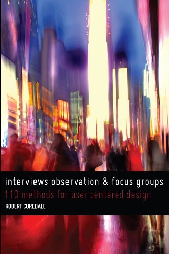 9780989246835: Interviews Observation and Focus Groups: 110 methods for user-centered design