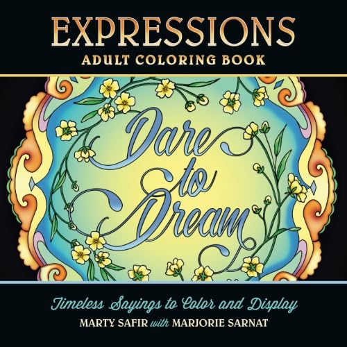9780989318976: Expressions Adult Coloring Book: Timeless Sayings to Color and Display