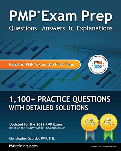 Stock image for PMP Exam Prep: Questions, Answers, & Explanations: 1000+ Practice Questions with Detailed Solutions for sale by HPB-Red