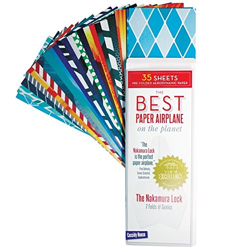 Stock image for The Best Paper Airplane on the Planet: The Nakamura Lock - Paper Airplane Making Book with 35 Paper Sheets by Cassidy Labs for sale by ThriftBooks-Dallas