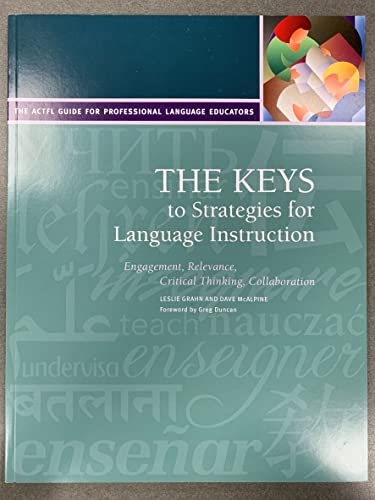 9780989653275: The Keys to Strategies for Language Instruction