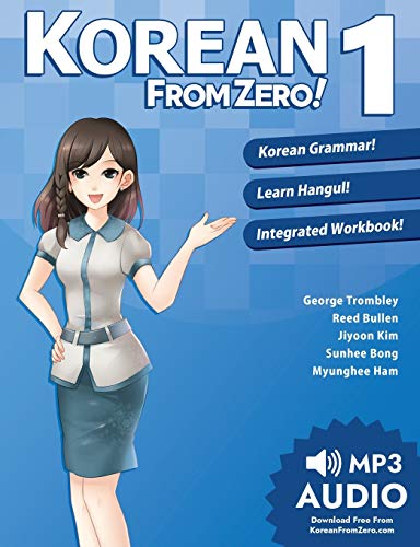 Stock image for Korean From Zero! 1: Master the Korean Language and Hangul Writing System with Integrated Workbook and Online Course (Volume 1) for sale by HPB-Red