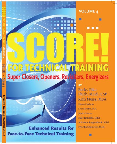 Stock image for SCORE for Technical Training, volume 4 for sale by Wonder Book
