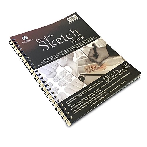 Beispielbild fr The Body Sketch Book: A Variety of Anatomical Body Parts to Sketch on from Head to Toe zum Verkauf von GF Books, Inc.