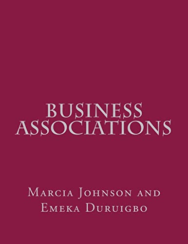 Beispielbild fr Business Associations zum Verkauf von Lucky's Textbooks