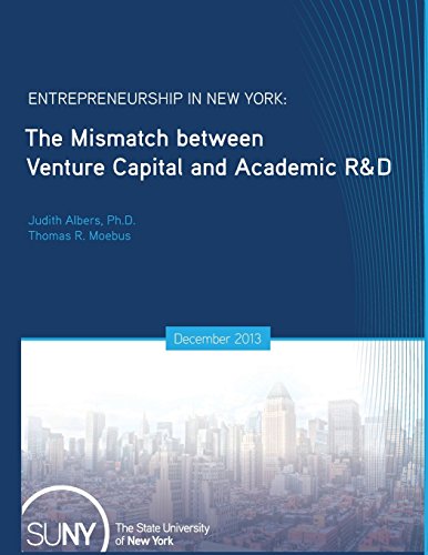 Imagen de archivo de Entrepreneurship in New York: The Mismatch between Venture Capital and Academic R&D a la venta por THE SAINT BOOKSTORE