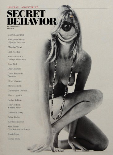 Beispielbild fr Secret Behavior: Issue 01: Anonymity zum Verkauf von Midtown Scholar Bookstore