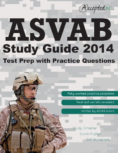Imagen de archivo de ASVAB Study Guide 2014 : ASVAB Test Prep with Practice Questions a la venta por Better World Books