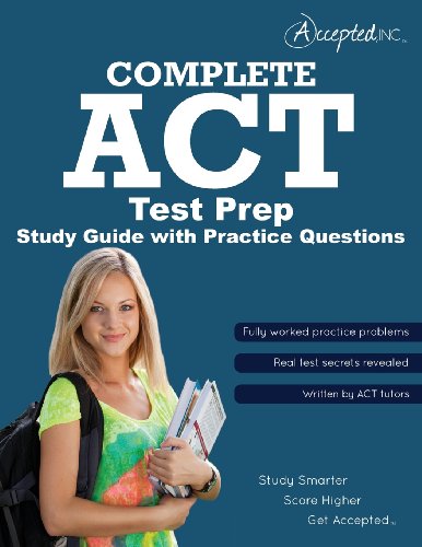 Beispielbild fr ACT Test Prep: Complete ACT Study Guide with Practice Test Questions zum Verkauf von ThriftBooks-Atlanta