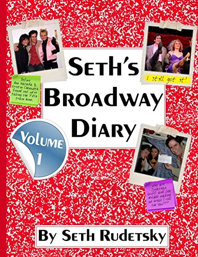 Imagen de archivo de Seth's Broadway Diary, Volume 1 a la venta por SecondSale