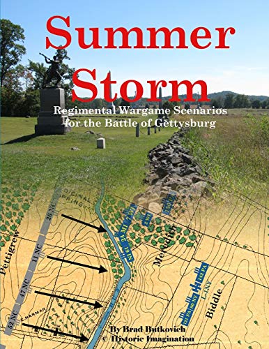 Beispielbild fr Summer Storm: Regimental Wargame Scenarios For the Battle of Gettysburg zum Verkauf von Angus Books