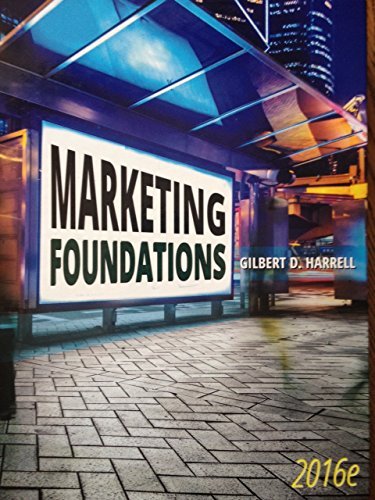 Stock image for Marketing Foundations 2016e for sale by Better World Books