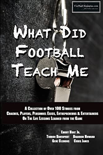 Imagen de archivo de What Did Football Teach Me a la venta por California Books