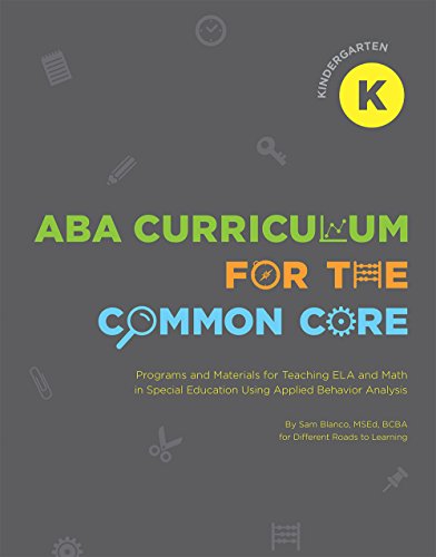 Stock image for ABA Curriculum for the Common Core: Kindergarten for sale by Wizard Books