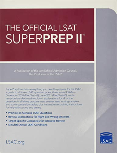 Beispielbild fr The Official LSAT SuperPrep II : The Champion of LSAT Prep zum Verkauf von Better World Books