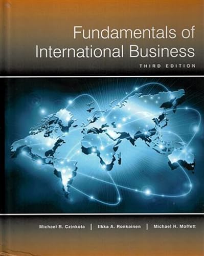 Stock image for Fundamentals of International Business-3rd ed for sale by Wizard Books