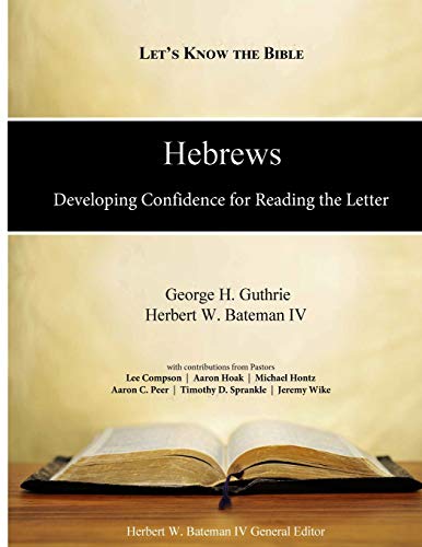 Beispielbild fr Hebrews: Developing Confidence for Reading the Letter zum Verkauf von THE SAINT BOOKSTORE
