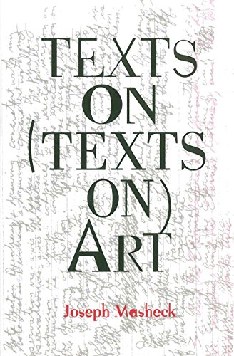 Beispielbild fr Texts on (Texts on) Art zum Verkauf von ANARTIST