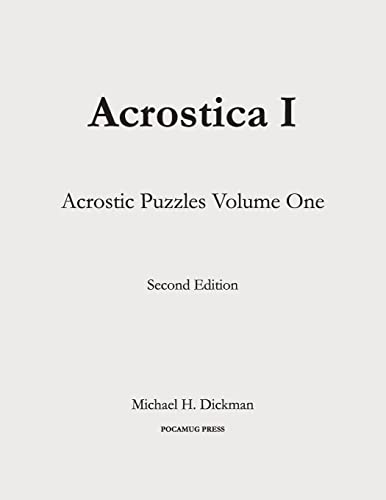 9780990887713: Acrostica I: Acrostic Puzzles Volume One