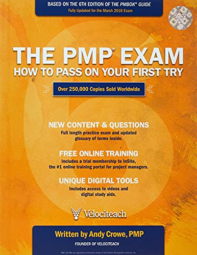 Beispielbild fr The PMP Exam: How to Pass on Your First Try, Sixth Edition zum Verkauf von HPB-Red