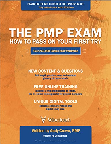 Imagen de archivo de The PMP Exam: How to Pass on Your First Try, Sixth Edition a la venta por Goodwill Books