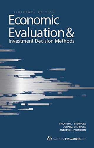 Stock image for Economic Evaluation & Investment Decision Methods for sale by ThriftBooks-Dallas