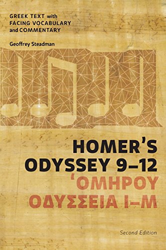 Imagen de archivo de Homers Odyssey 9-12: Greek Text with Facing Vocabulary and Commentary a la venta por Reuseabook