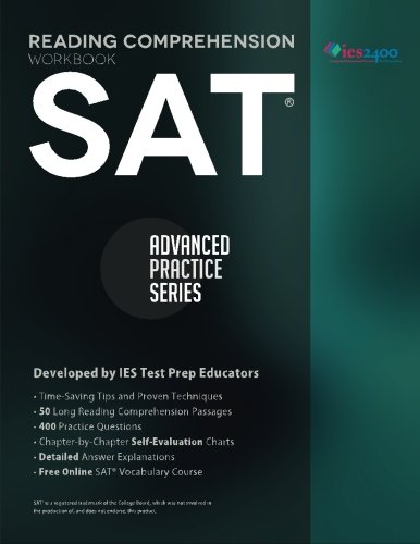 Beispielbild fr SAT Reading Comprehension Workbook: Advanced Practice Series (Volume 1) zum Verkauf von SecondSale
