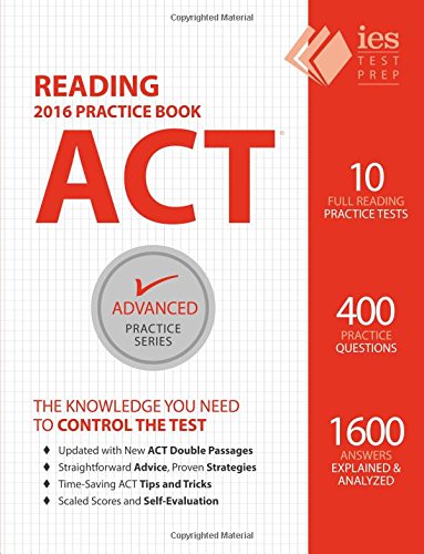9780991388387: ACT Reading Practice Book: Volume 5 (Advanced Practice)