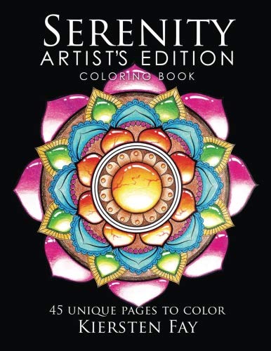 Beispielbild fr Adult Coloring Books: Serenity Mandalas, Artist's Edition: Adult Coloring Book zum Verkauf von Revaluation Books