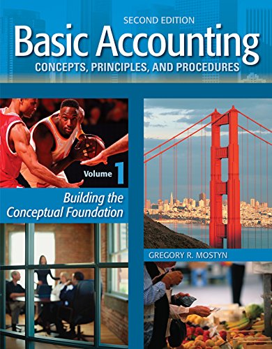 Imagen de archivo de Basic Accounting Concepts, Principles, and Procedures, Volume 1, 2nd Edition a la venta por GF Books, Inc.