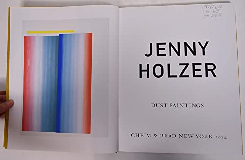 9780991468140: Jenny Holzer: Dust Paintings by Henri (text) Cole (2014-08-02)