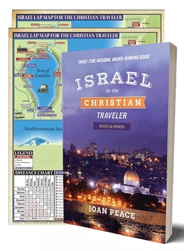 Stock image for Israel for the Christian Traveler | Revised National Award-Winning Messianic TRAVEL GUIDE plus TWO LAP MAPS of the Holy Land for sale by Better World Books