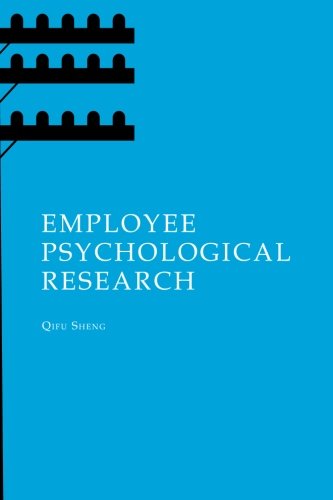 Imagen de archivo de Employee Psychological Research a la venta por Revaluation Books