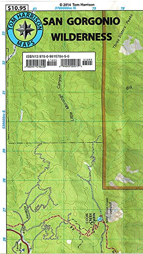 San Gorgonio Wilderness Map (2015) (Tom Harrison Maps Waterproof and Tear Resistant) - Tom Harrison