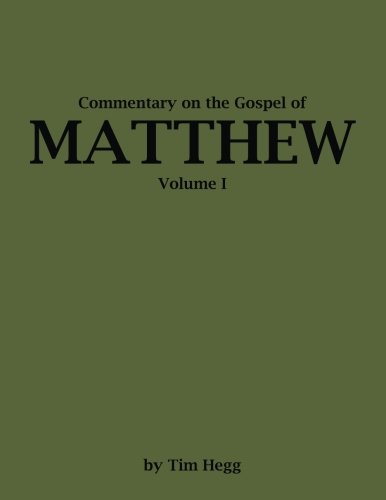 Beispielbild fr Commentary on the Gospel of Matthew, Volume I zum Verkauf von Dalton Books