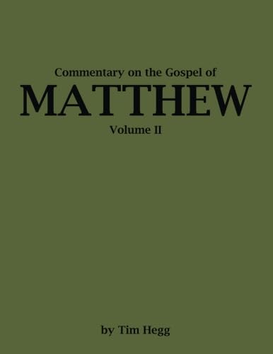Beispielbild fr Commentary on The Gospel of Matthew, Volume II zum Verkauf von Dalton Books
