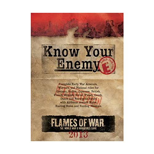 9780992255510: Know Your Enemy Early War 2013